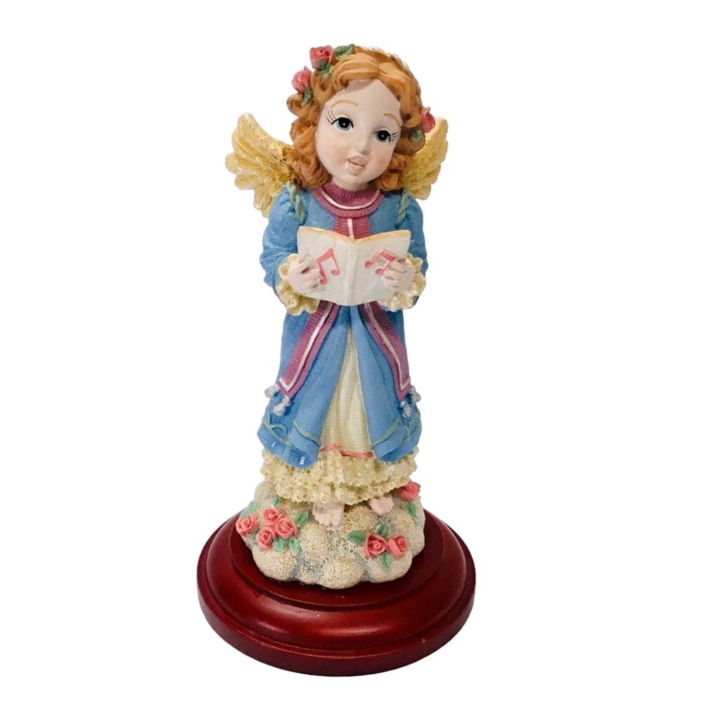 Singing Girl Angel Figurine
